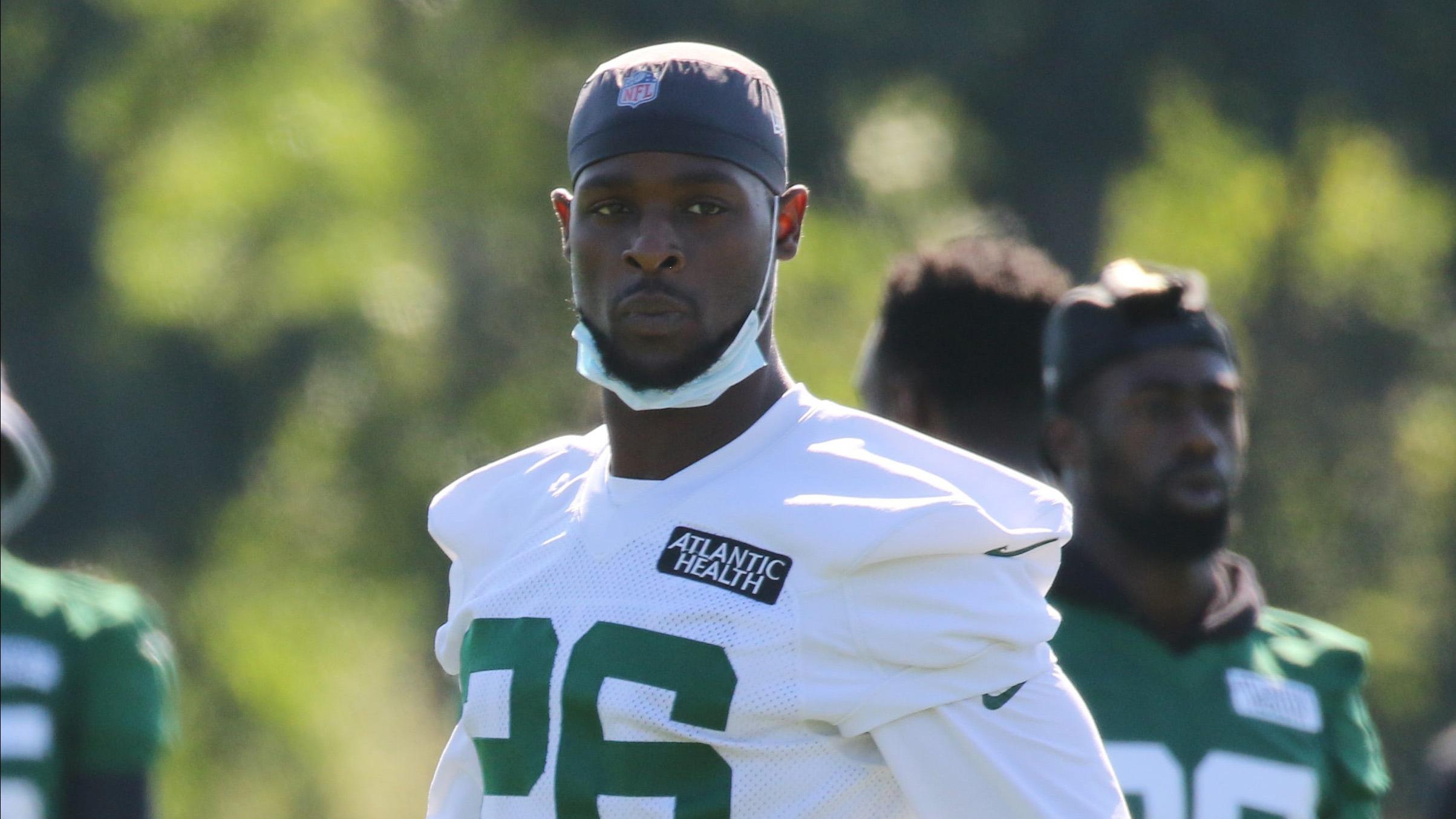 Jets RB Le'Veon Bell at training camp