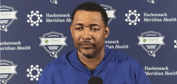 Patrick Graham during Giants 2021 minicamp