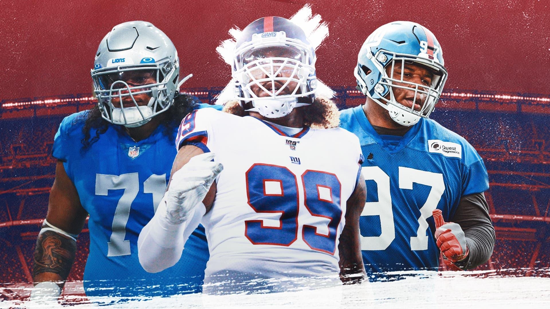 Danny Shelton/Leonard Williams/Dexter Lawrence / USA TODAY Sports/Treated by SNY