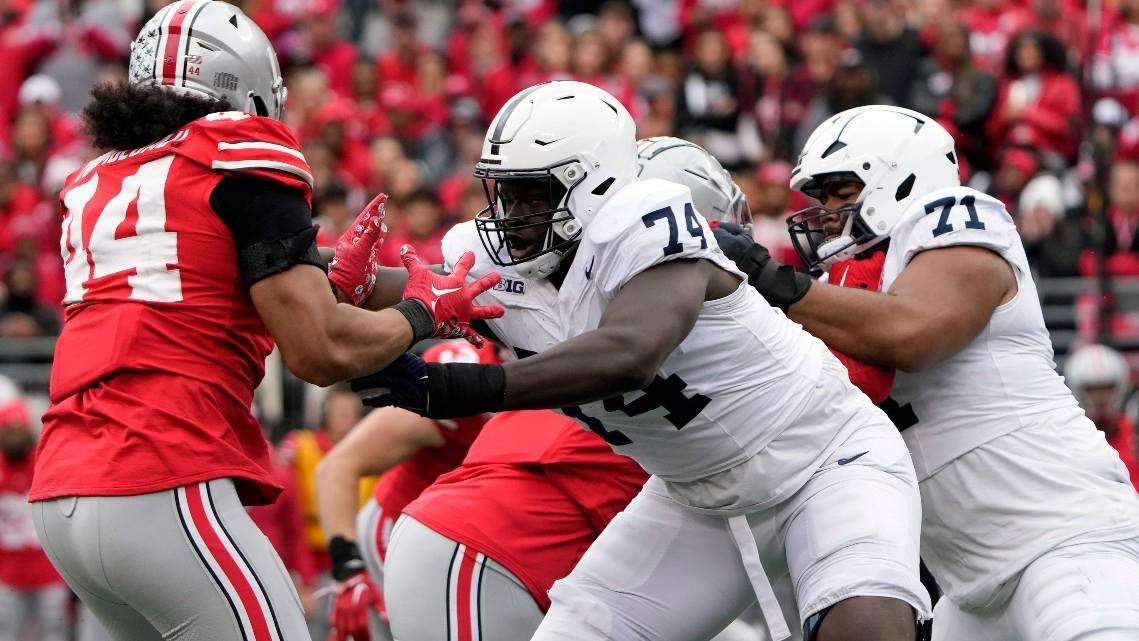 Penn State offensive lineman Olumuyiwa Fashanu