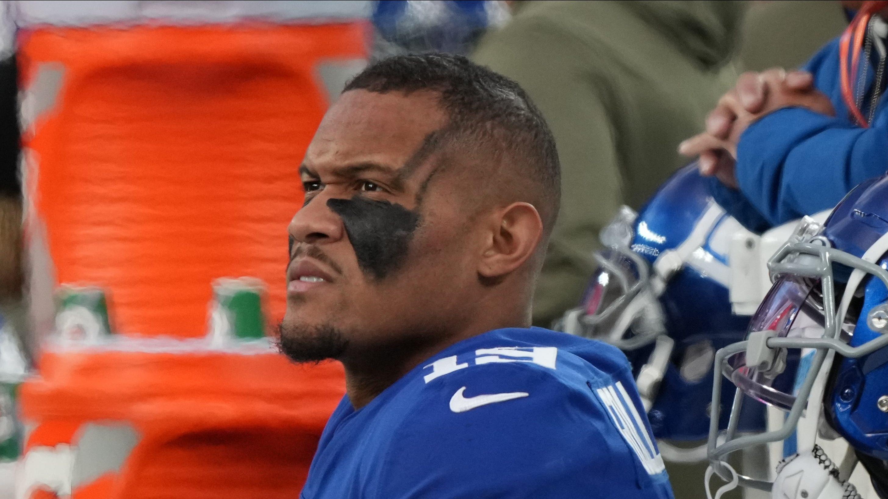 Kenny Golladay of the Giants in the second half. The Houston Texans at the New York Giants in a game played at MetLife Stadium in East Rutherford, NJ on November 13, 2022.