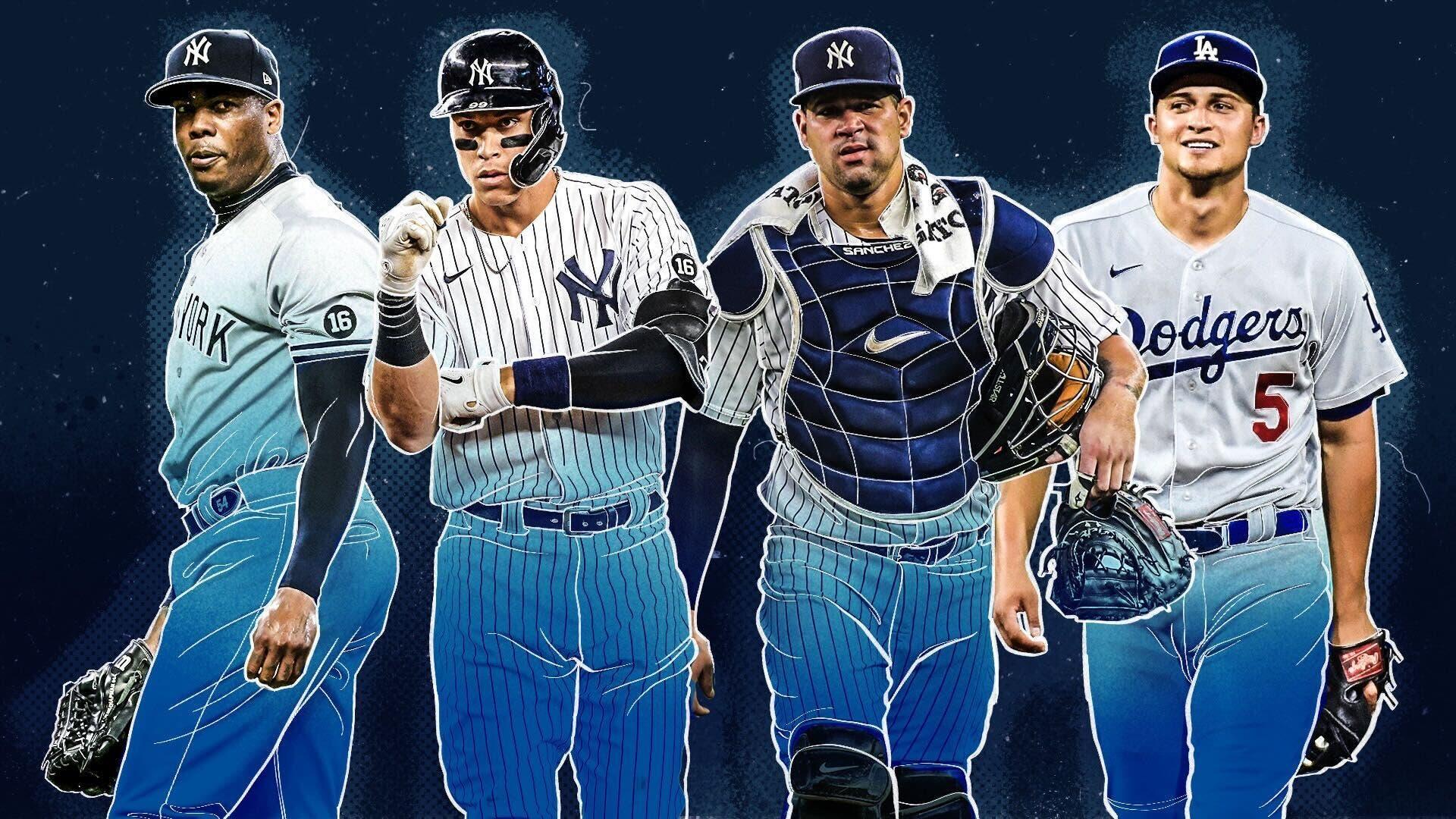 Aroldis Chapman/Aaron Judge/Gary Sanchez/Corey Seager / USA TODAY Sports/Treated by SNY