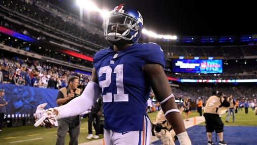 New York Giants safety Landon Collins (21) walks off the field at the end of the game. The New Orleans Saints defeat the New York Giants 33-18 on Sunday, September 30 in East Rutherford, NJ