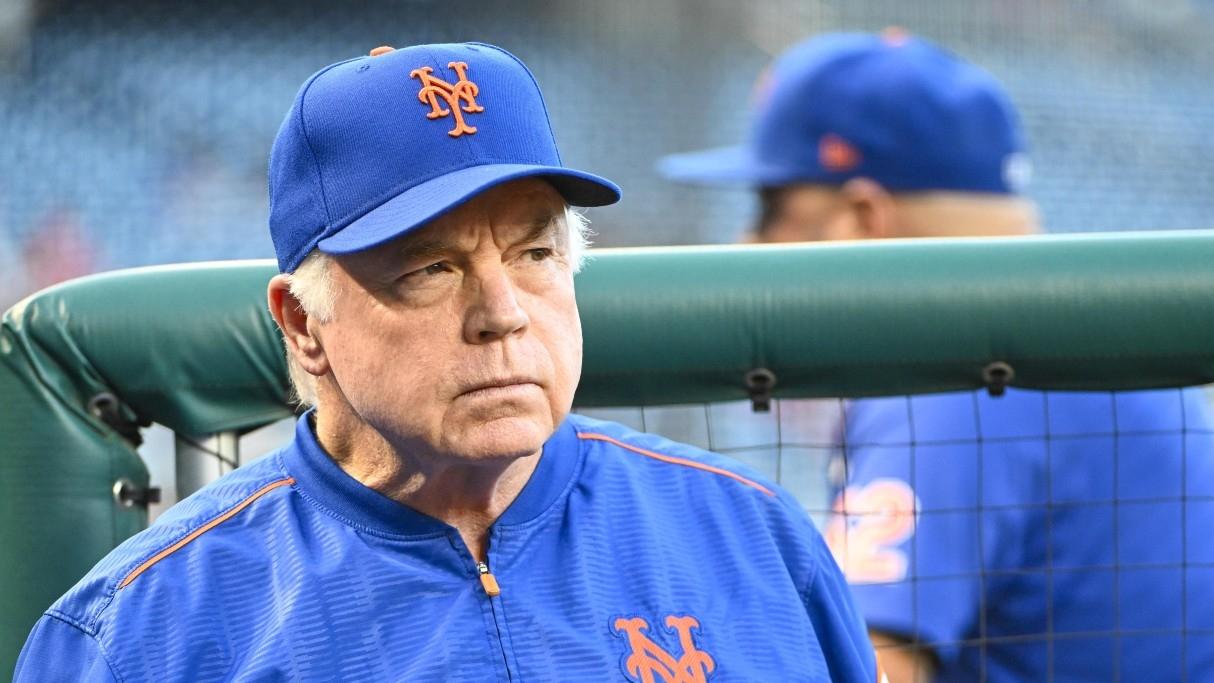 New York Mets manager Buck Showalter (11) before the game against the Washington Nationals.