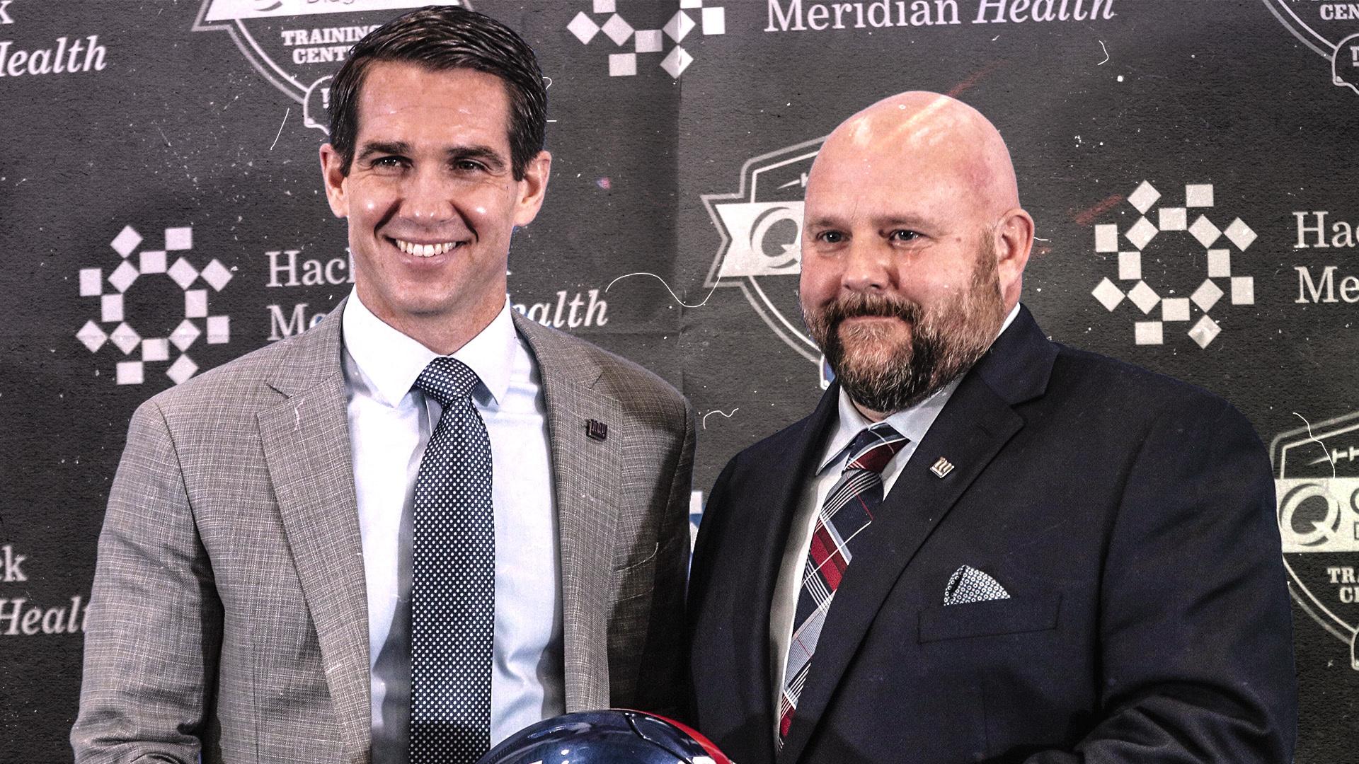 Giants GM Joe Schoen and head coach Brian Daboll