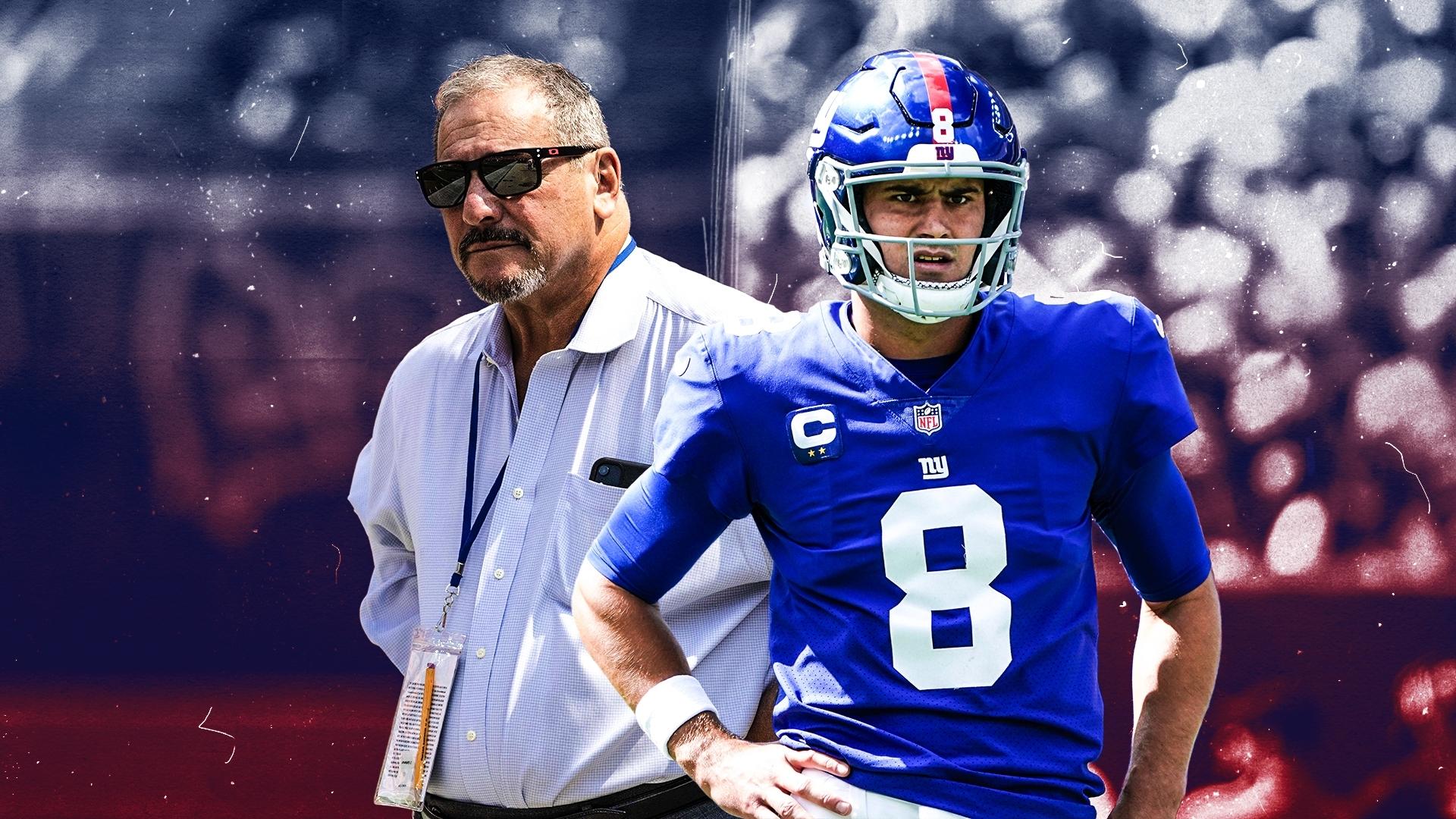 Dave Gettleman and Daniel Jones