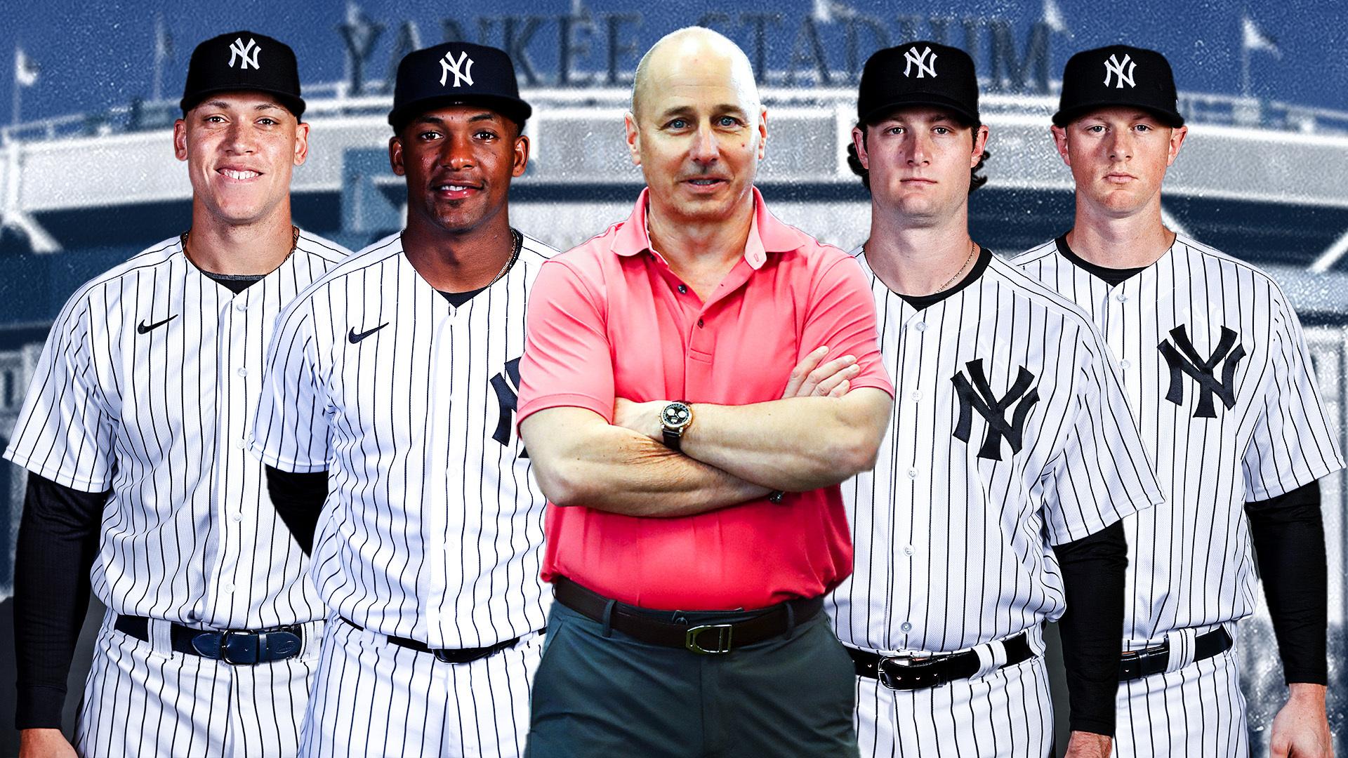 Aaron Judge/Miguel Andujar/Brian Cashman/Gerrit Cole/DJ LeMahieu