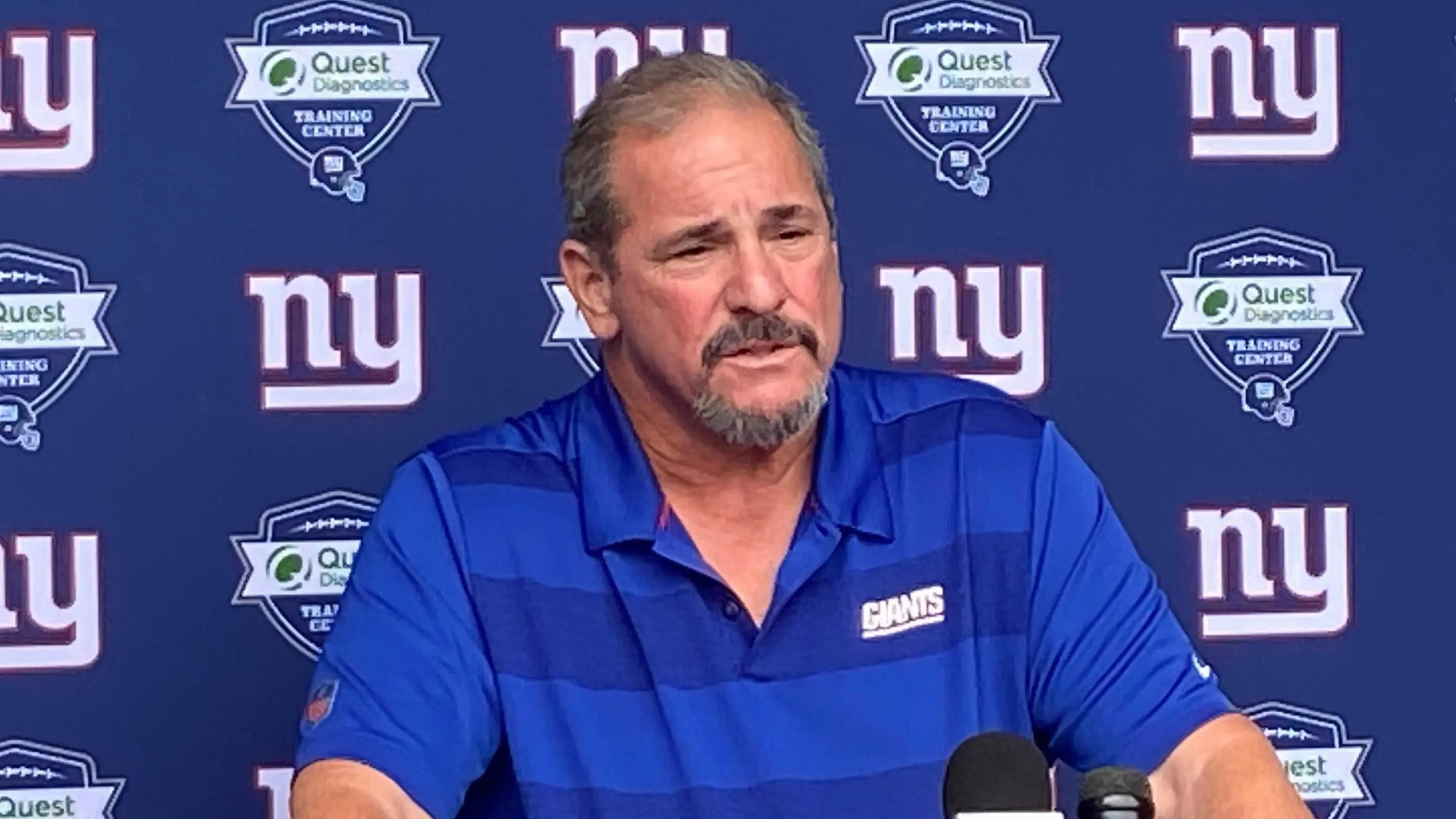 Giants GM Dave Gettleman / Edward Aviles, SNY