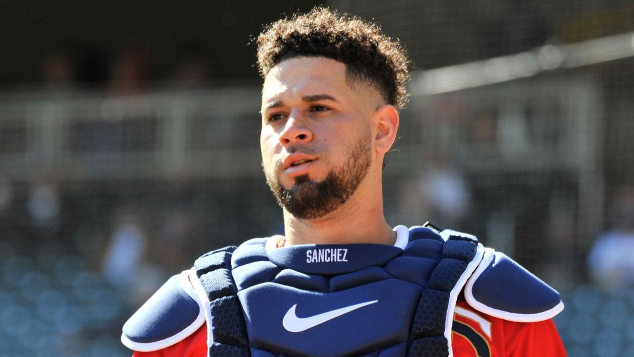 Sep 29, 2022; Minneapolis, Minnesota, USA; Minnesota Twins catcher Gary Sanchez (24) in action against the Chicago White Sox at Target Field.