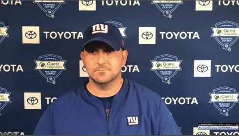 Giants Takeaways from Joe Judge and Corey Ballentine, including Daniel Jones taking hits at practice