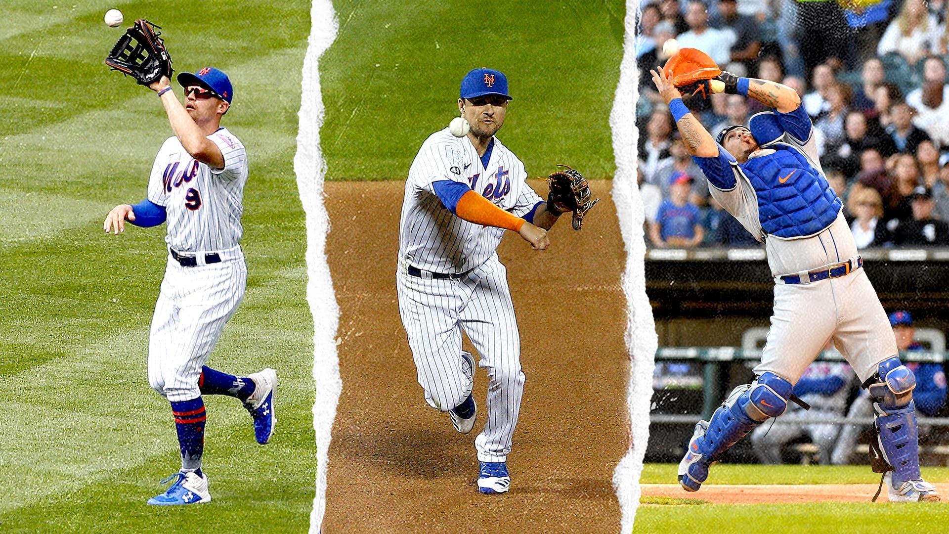 Brandon Nimmo, J.D. Davis, and Wilson Ramos / SNY treated image